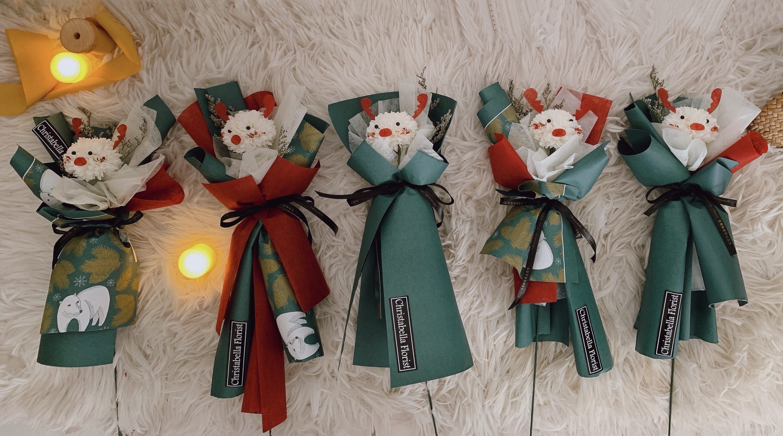 X’mas Soap Flower Bouquet