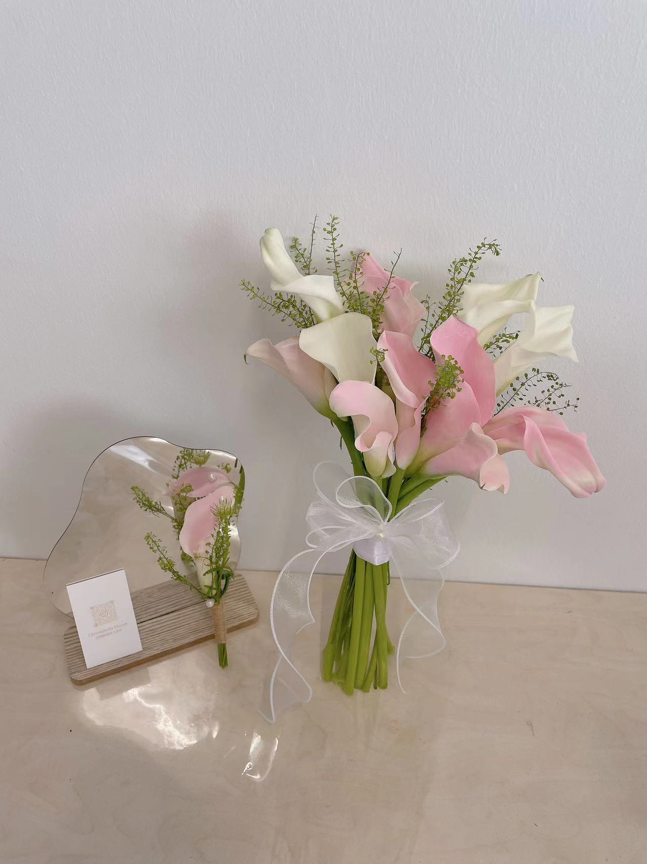Fresh Cala Lily Bridal Hand Bouquet