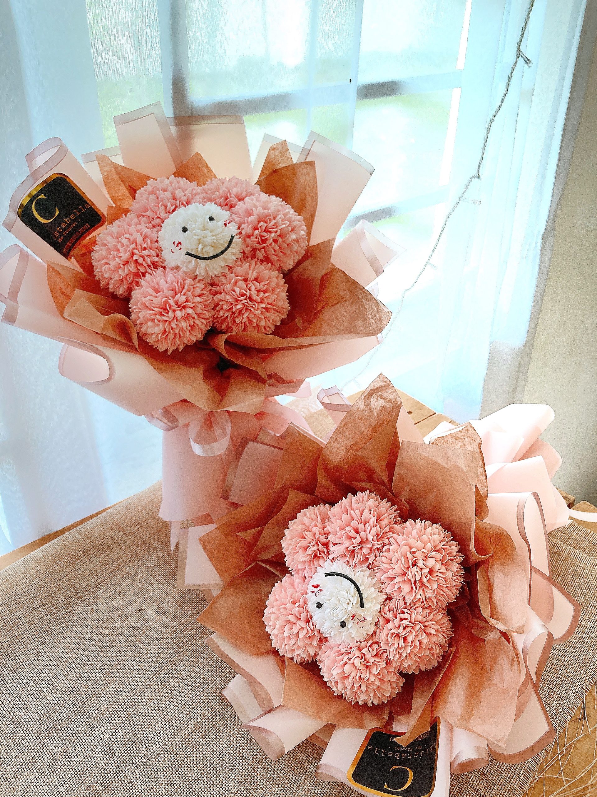 Soap Pingpong Flower Bouquet