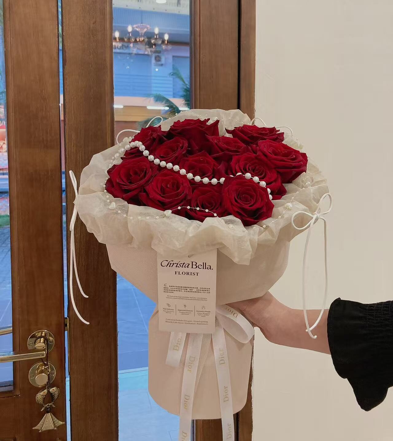Fresh Red Roses Flower Bouquet (QI XI AUG)