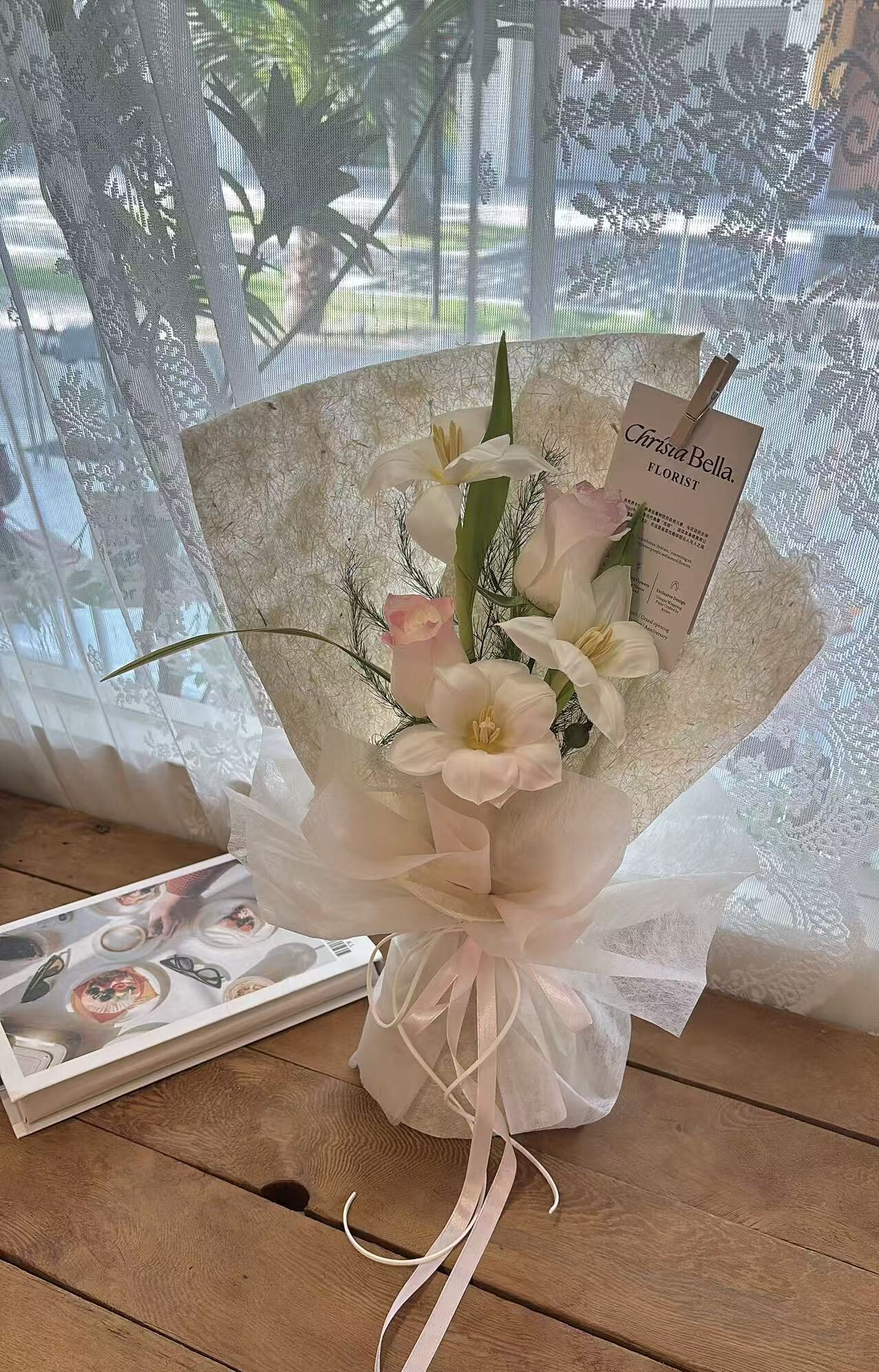 Fresh Mix Tulip & Roses Flower Bouquet(JUL)